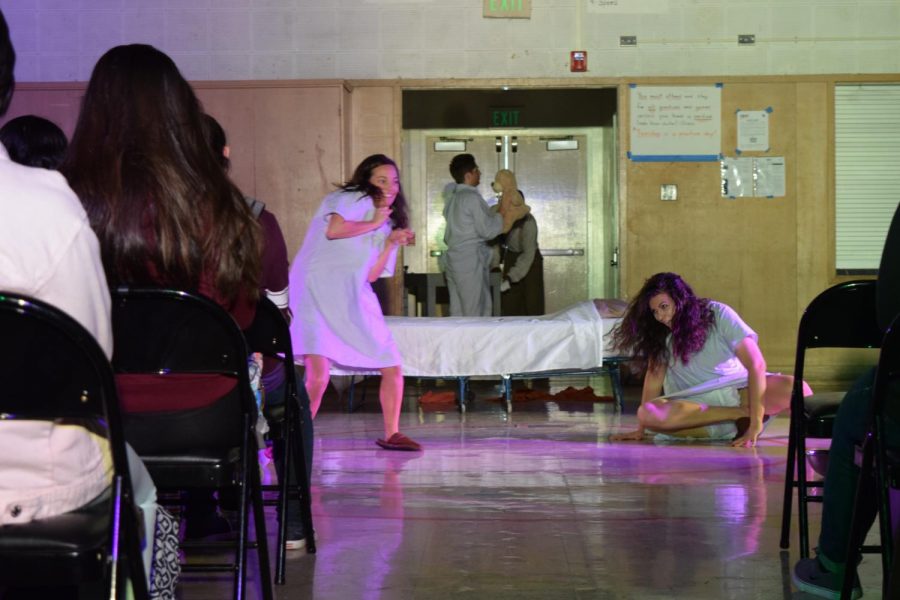 Students during their class period enjoy a Macbeth Play performed by the Deen Production Company. The play went on during Periods 3 & 4 and later during Periods 5 & 6, both show were for Freshman and Sophomores. Photos by Quiser Nasir.
