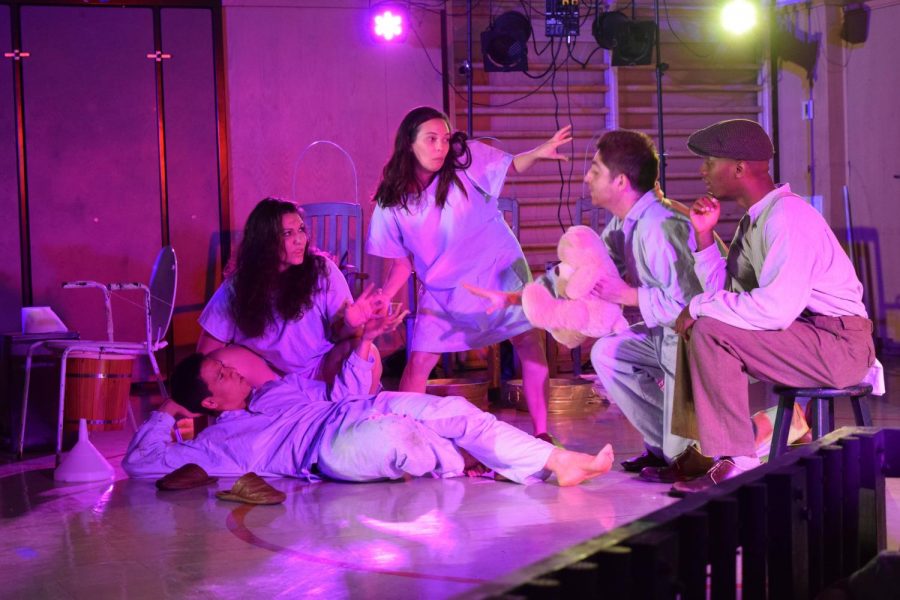 Students during their class period enjoy a Macbeth Play performed by the Deen Production Company. The play went on during Periods 3 & 4 and later during Periods 5 & 6, both show were for Freshman and Sophomores. Photos by Quiser Nasir.