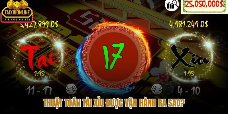 Thuật toán tài xỉu là một quy trình khép kín từ khâu sinh dữ liệu đến khi quyết định cửa cược.